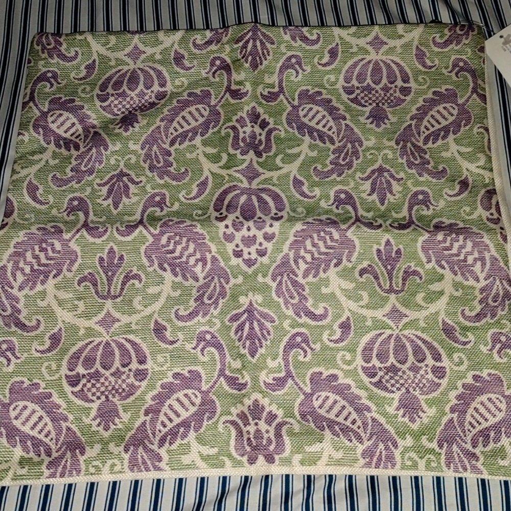 Richard Fisher Pillow Cover Canvas 18 in New tags